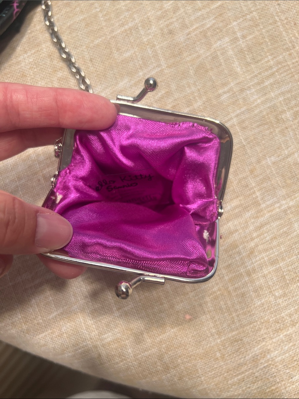 Loungefly 2007 Hello Kitty Clutch With Attached Coin Purse - Picture 15 of 17